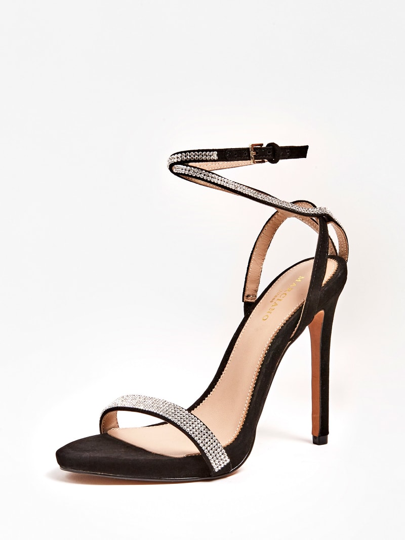 guess leather sandals