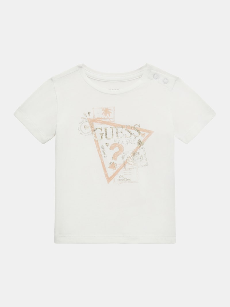 T-shirt com logótipo triângulo na frente