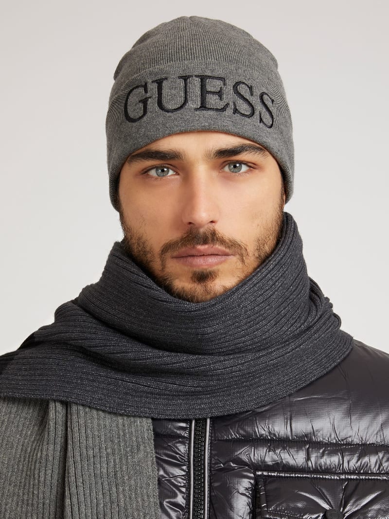Mens guess beanie Clearance