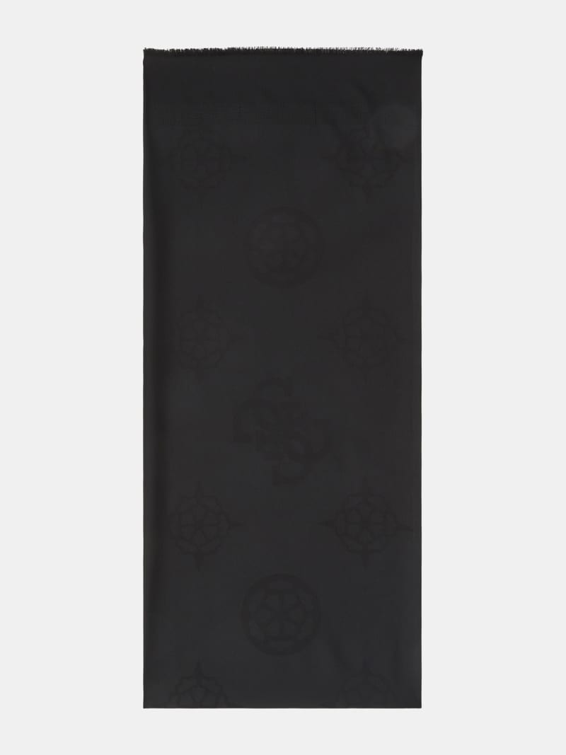 Sjaal 4G-opschrift peony-logo
