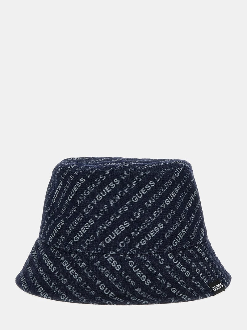 GUESS Denim logo hat Men