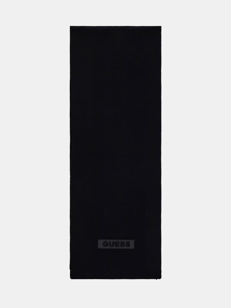 GUESS® Logo-Script Knit Scarf Men