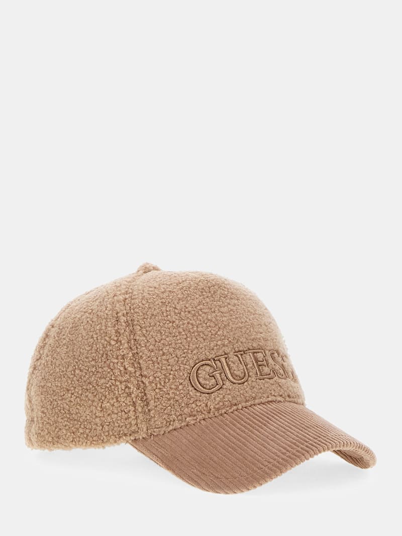 Faux fur baseball cap outlet