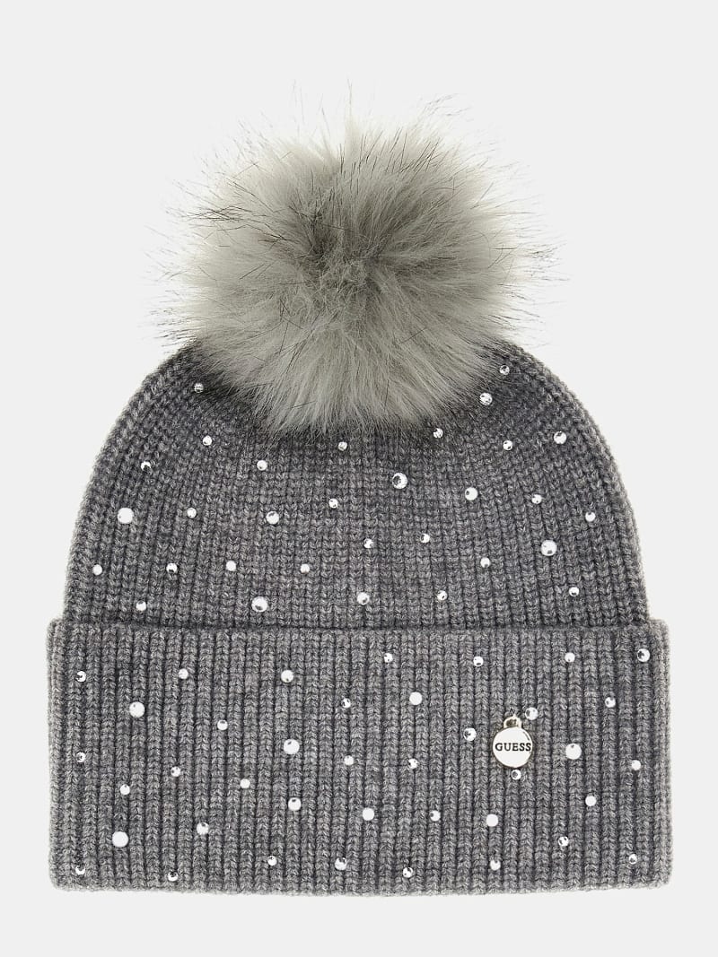 GUESS Bonnet avec strass Femme