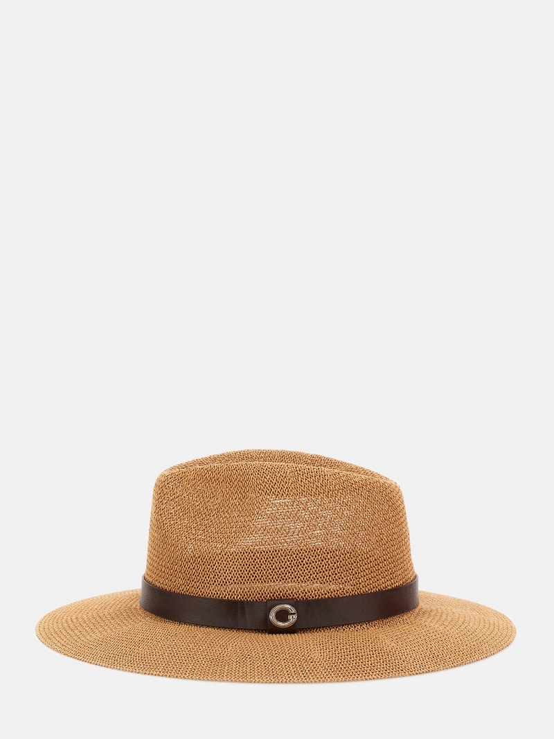 GUESS® Kapelusz fedora z logo Kobieta