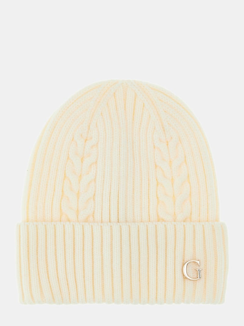 GUESS® Bonnet en maille avec logo Femme
