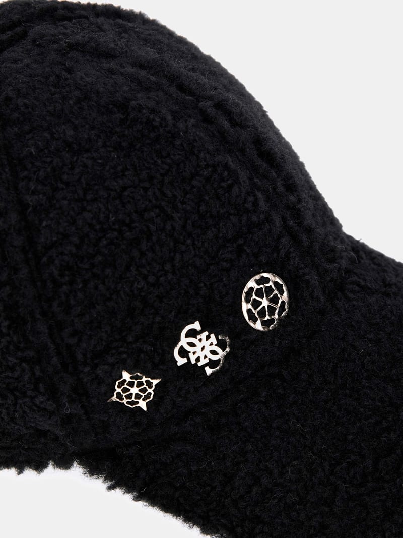 Gorro De Invierno GUESS - Color Negro, Talla L, Mezcla De Acrílico, Poliéster Y Nylon