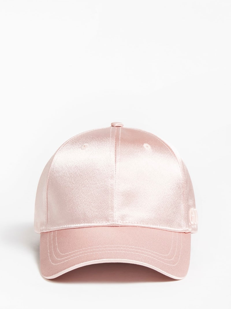 Pink satin hat clearance