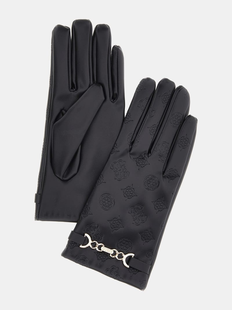 Handschuhe James mit 4G-Logo und Peony-Logo