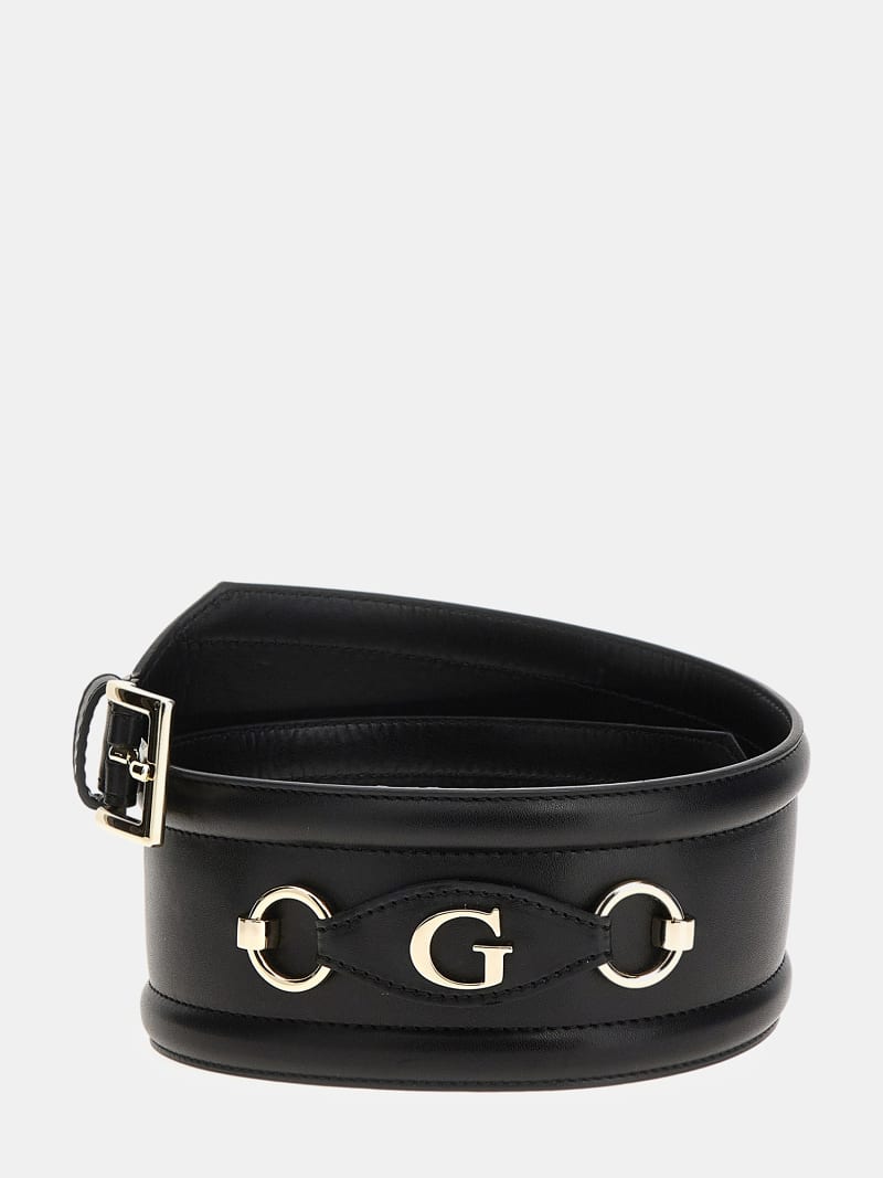 Guess Gray Polyester Thin Belt main image 1