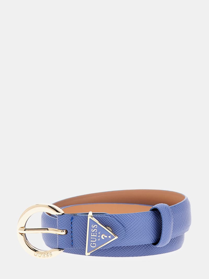 GUESS® Noelle triangle logo belt