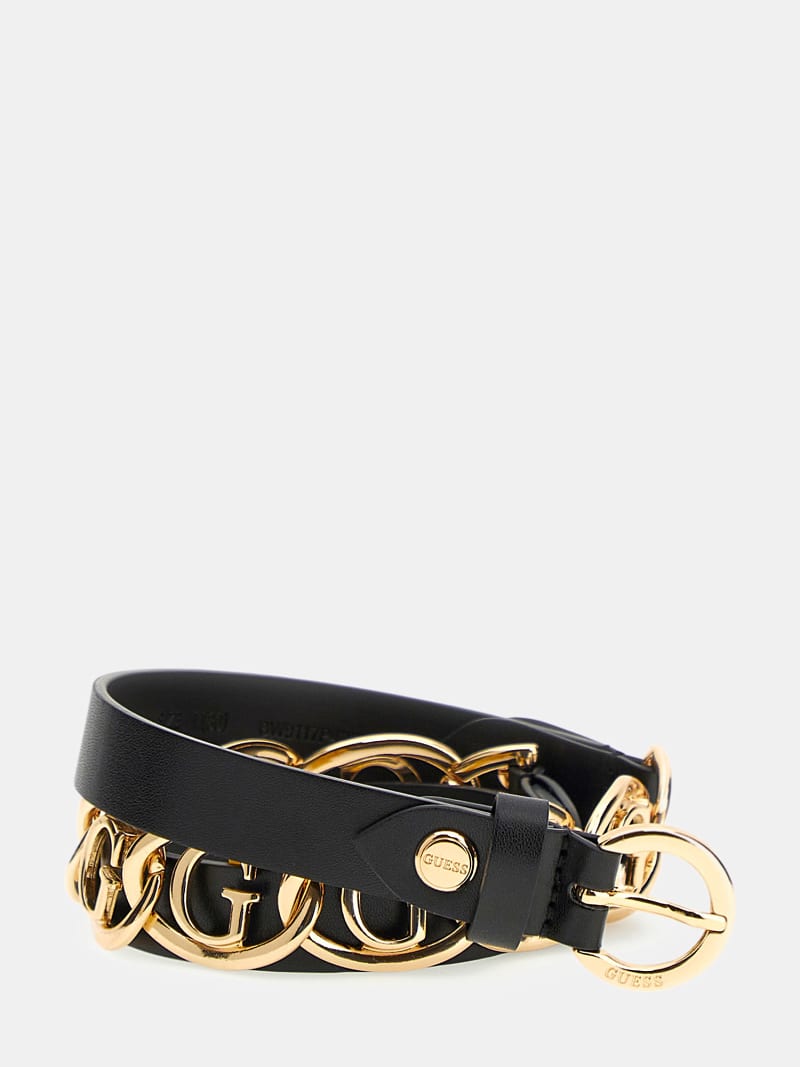 High-waisted G logo chain belt