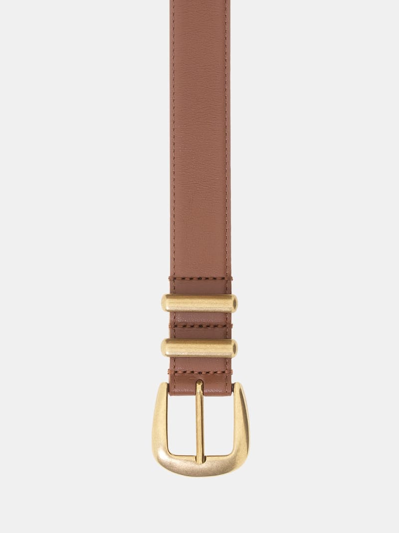 Ceinture Femme GUESS - Simili Cuir Marron Avec Logo - Référence BW9306P5430 ESP - Neuf