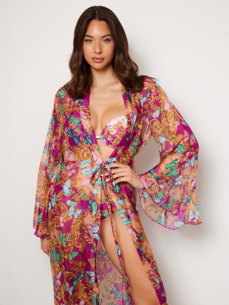 Guess kimono dress top