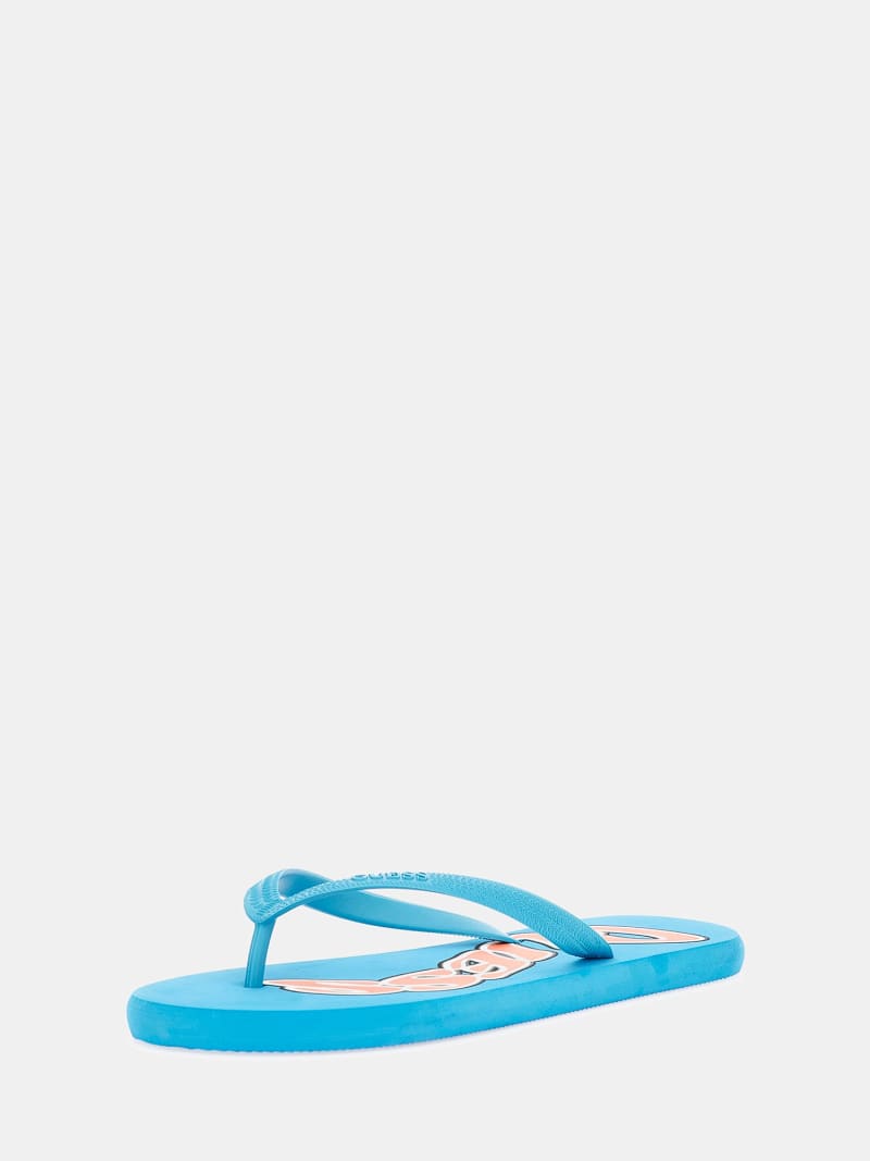 Tongs de plage logo