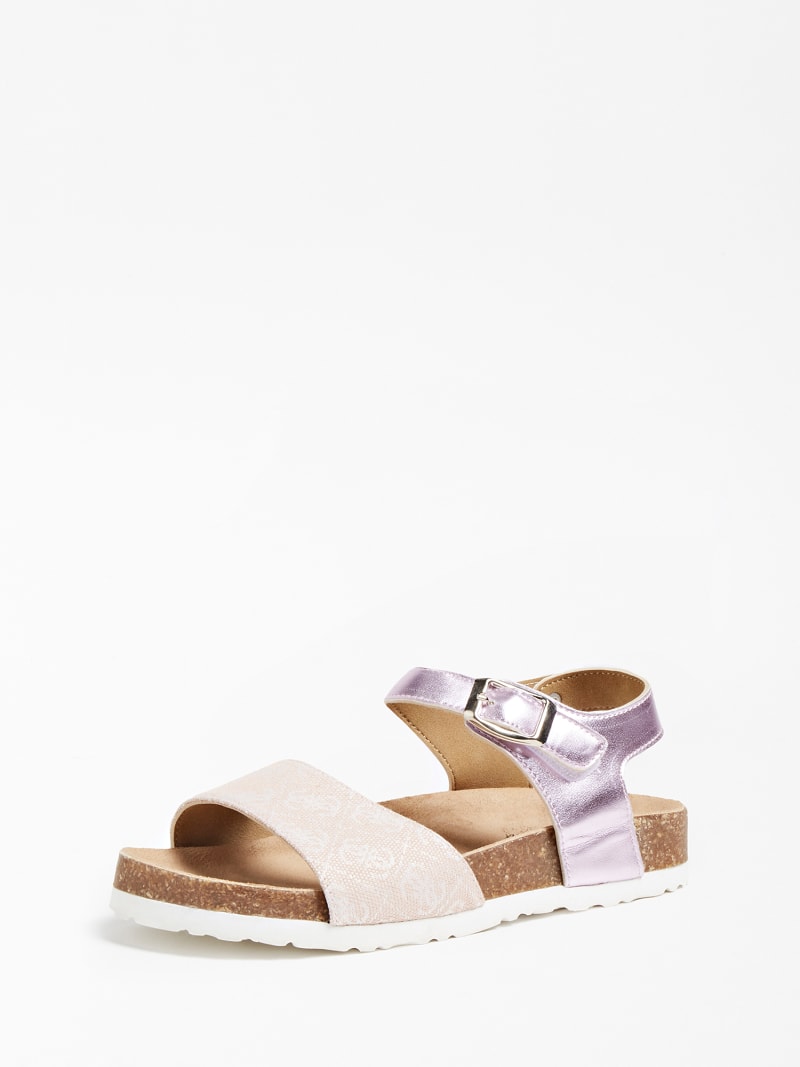 Scarlet Sandal With 4g Logo Strip 35 38 Guess Kids