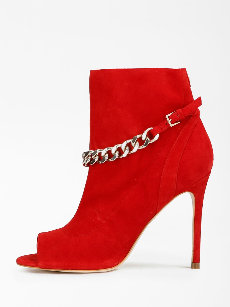 Guess hotsell red booties