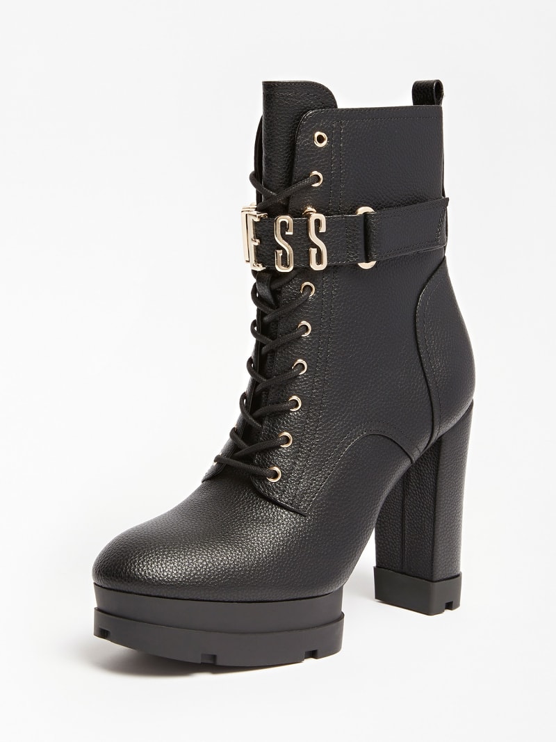 Biola logo charm ankle boot