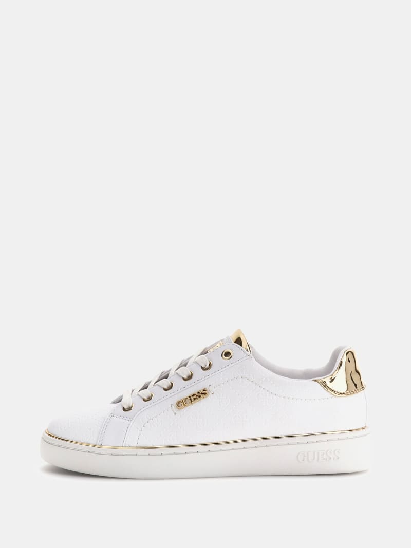 Guess Bianqa Fl7bqa Lea12, zapatillas Blanco