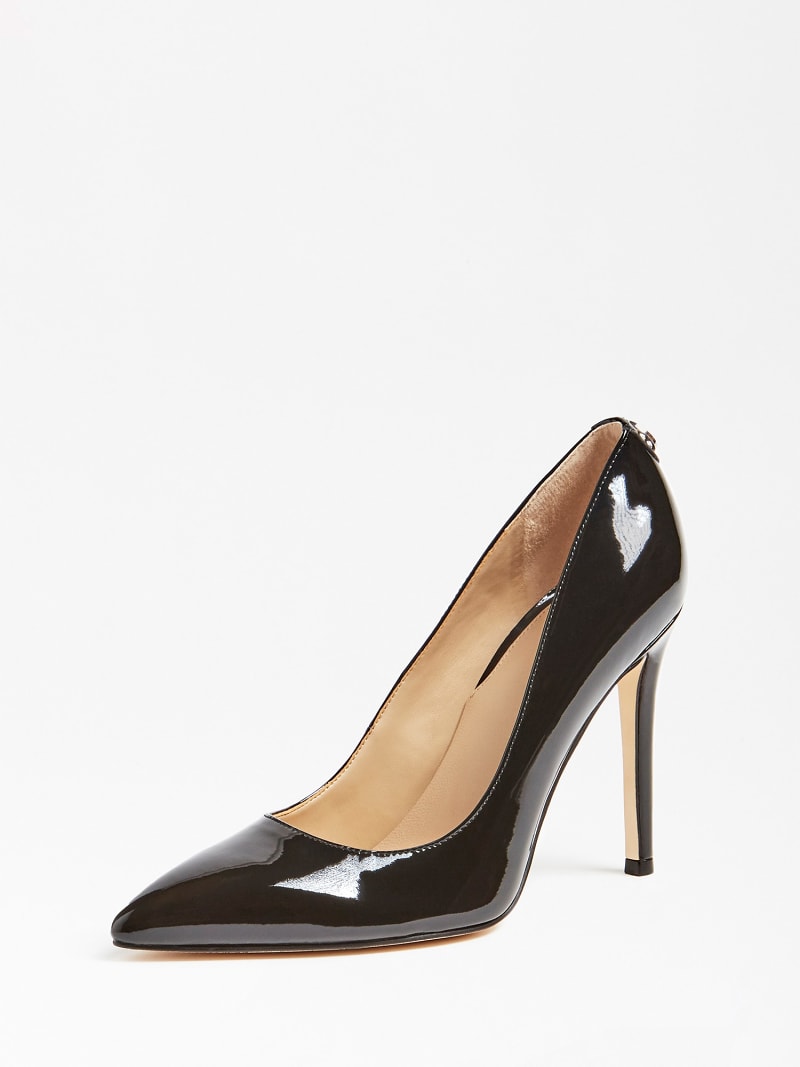 CREW PATENT-LOOK COURT SHOE