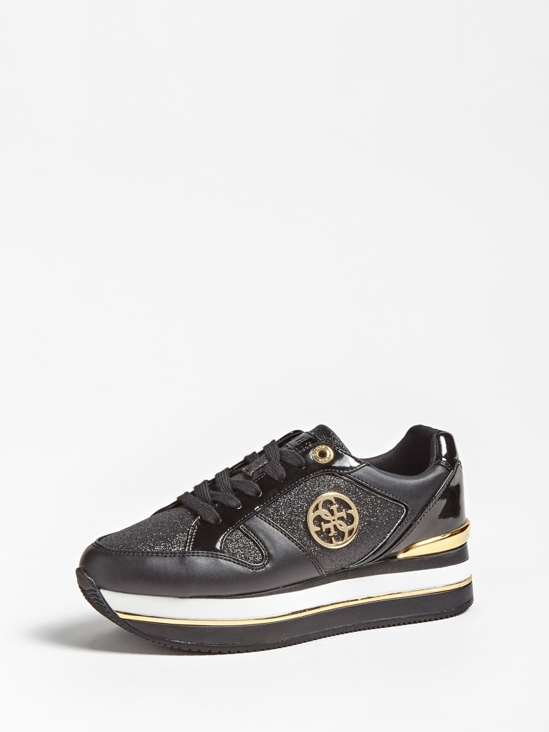 DEALY GLITTERLOOK RUNNING SHOE Guess Official Online Store