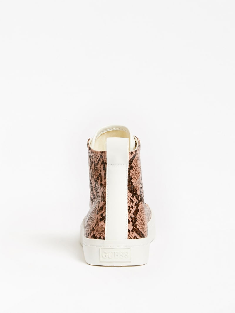 Guess top snakeskin sneakers