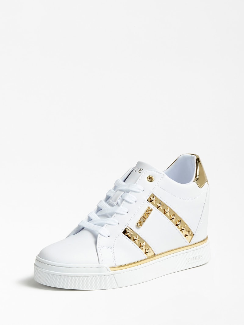 FAYNE HIGH-TOP SNEAKER WITH STARS 