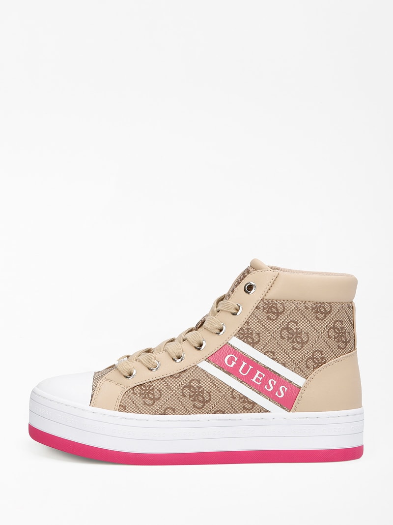sneakers compensées guess