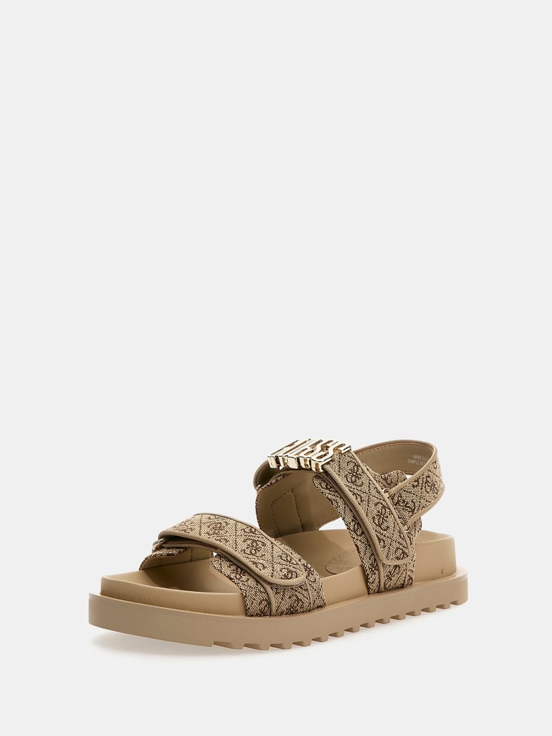 GUESS® Sandales Fabelis logo 4G Femme