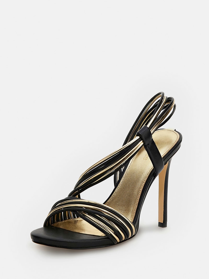 Sandalette Faize Details in Metallic-Optik Damen | GUESS® Offizielle ...