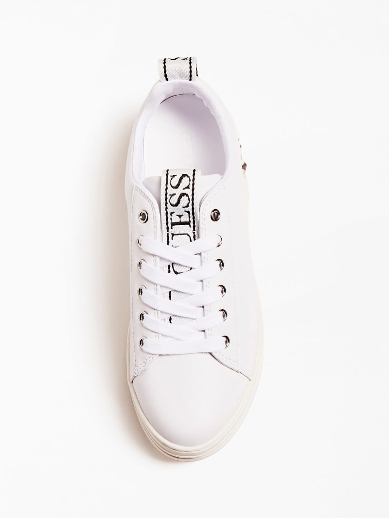 GUESS RIVET LEATHER BLEND SNEAKER