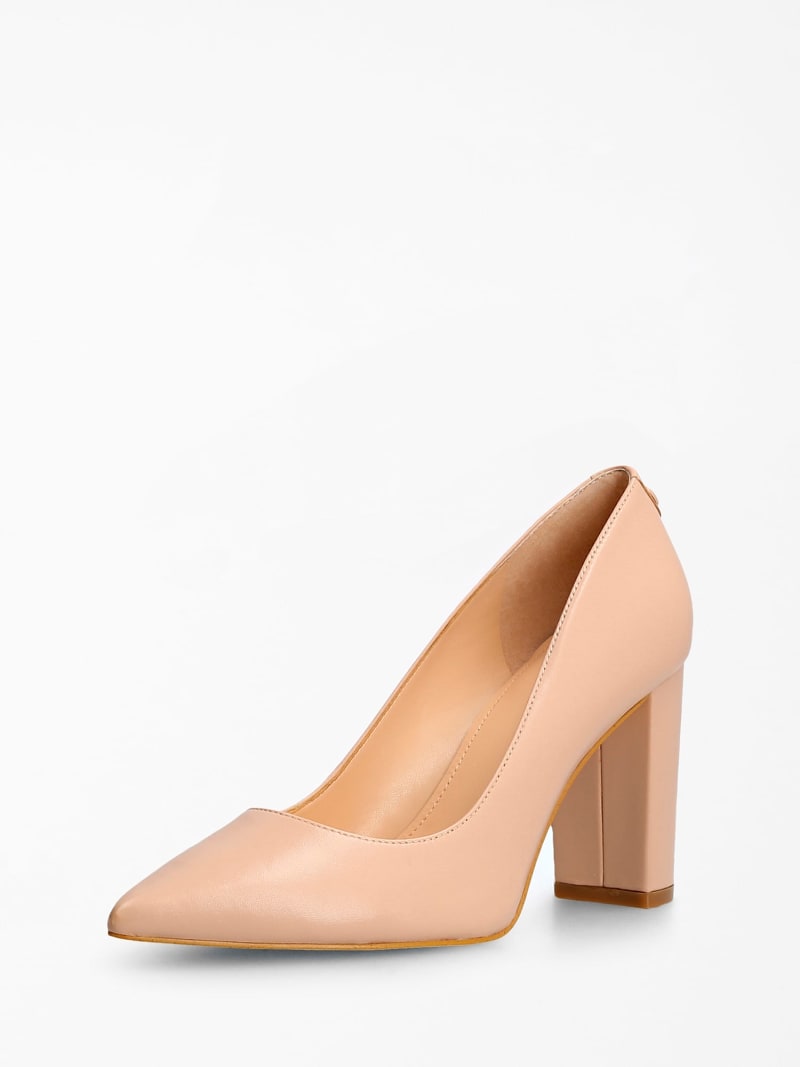 BETTEY REAL LEATHER COURT SHOE