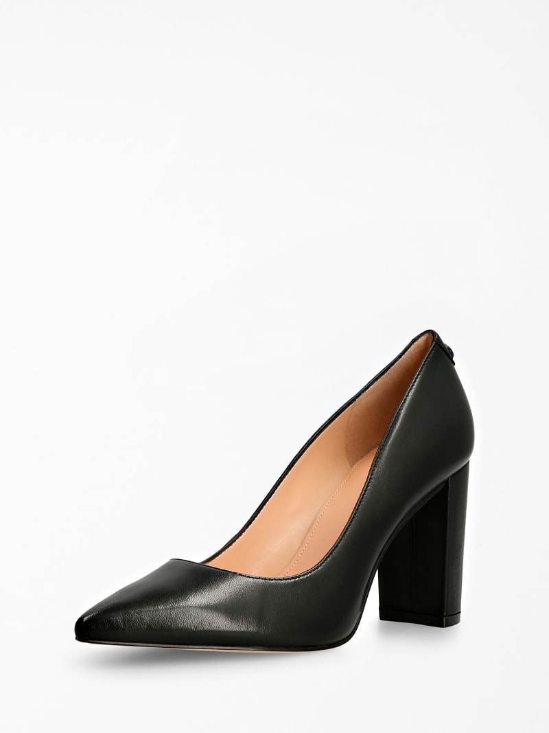 BETTEY REAL LEATHER COURT SHOE