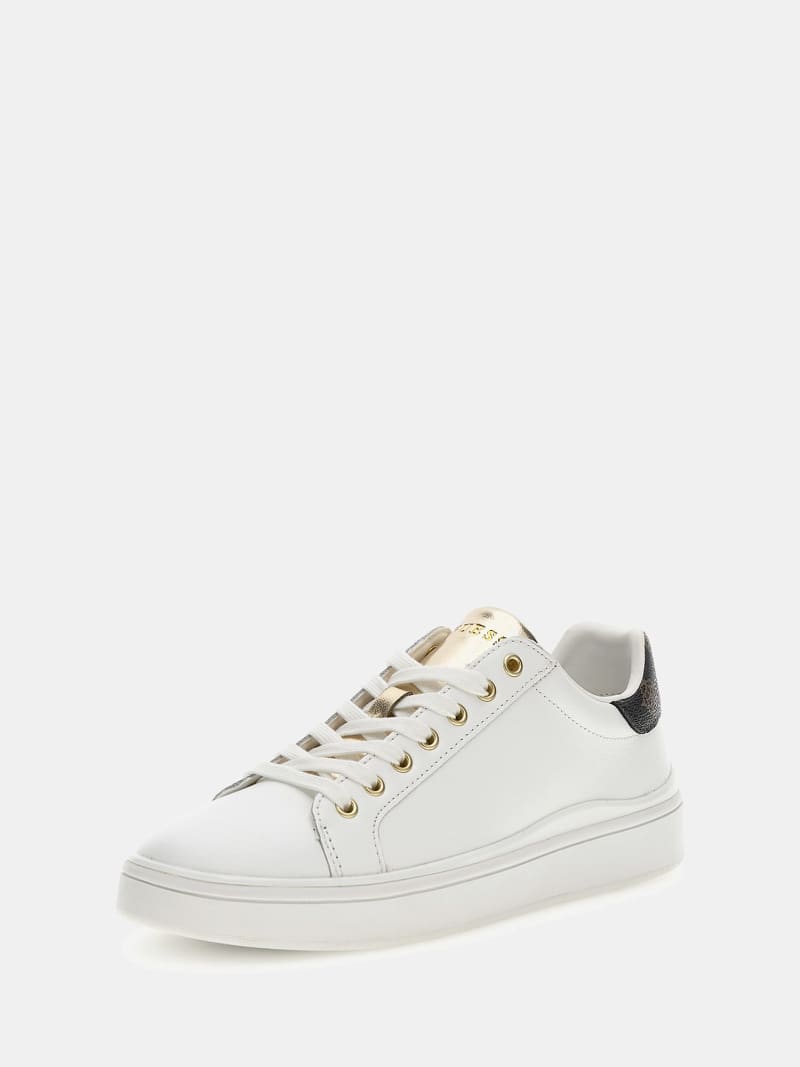 Real leather sneakers best sale