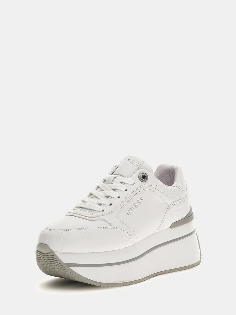 Guess platform tennis shoes discount