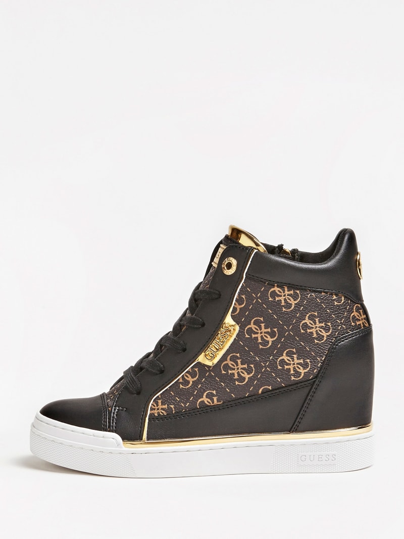 wedge guess sneakers