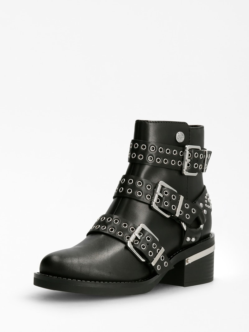 FIFII BUCKLED ANKLE BOOT