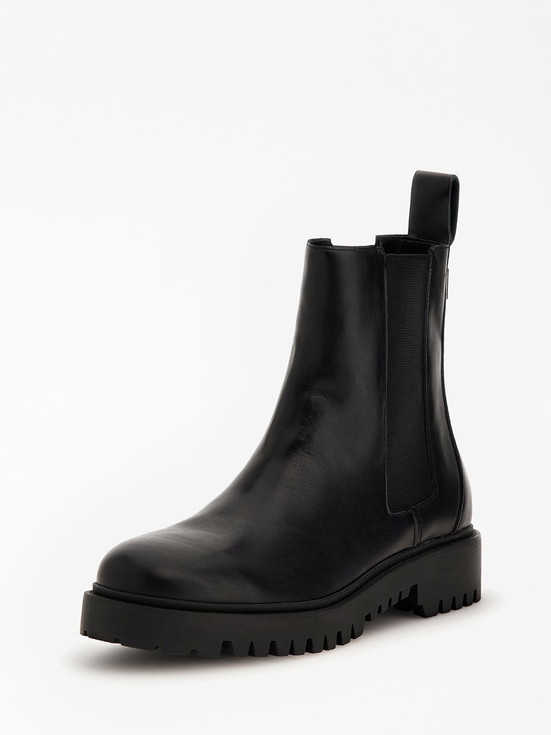 OAKESS MIXED LEATHER CHELSEA BOOT Women | GUESS® Official Website