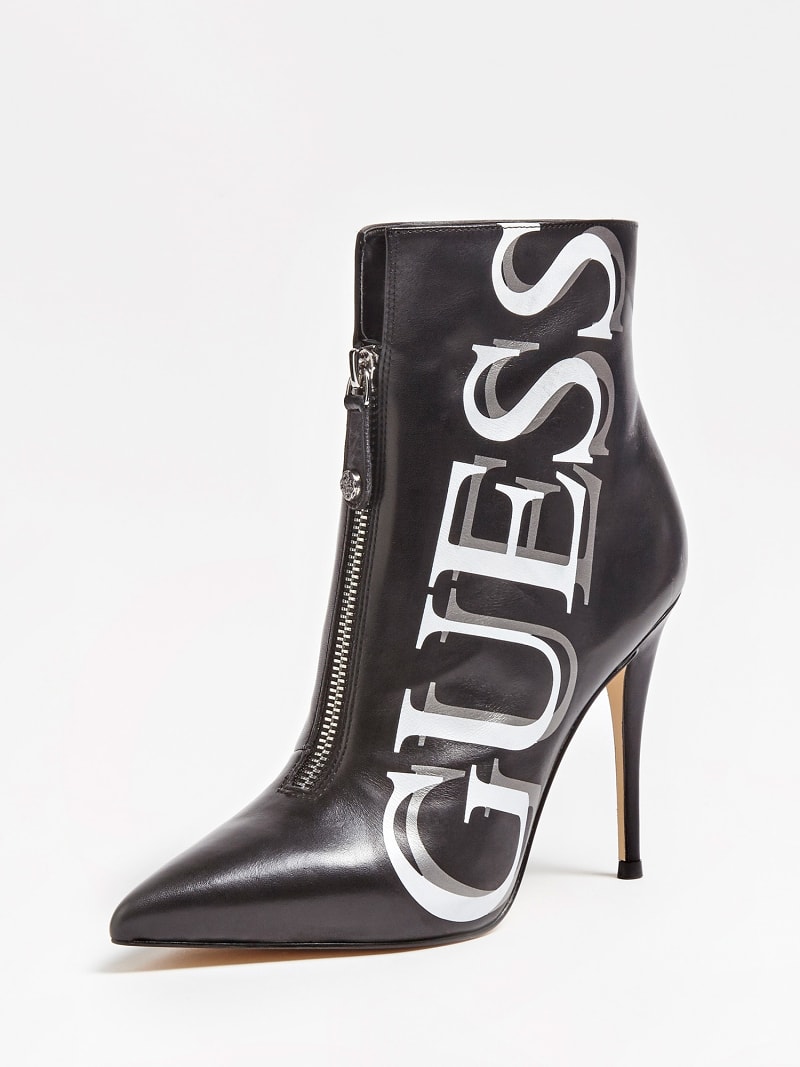 guess leather ankle boots