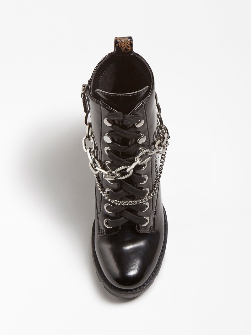 guess patent leather boots