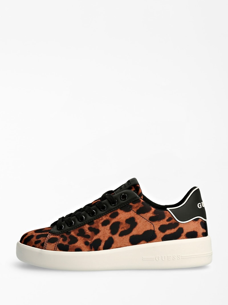 Guess leopard cheap print sneakers