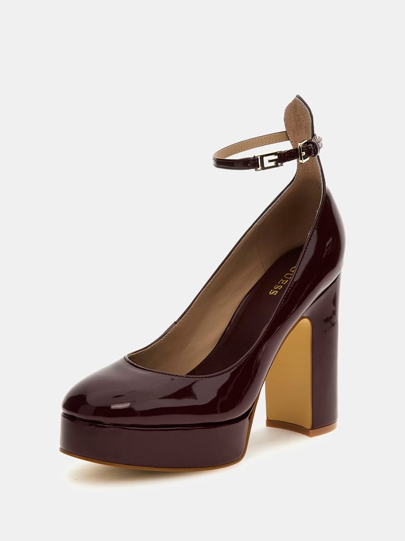 Guess patent leather pumps clearance