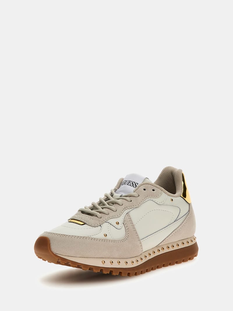 GUESS Vanya real leather running shoes Women