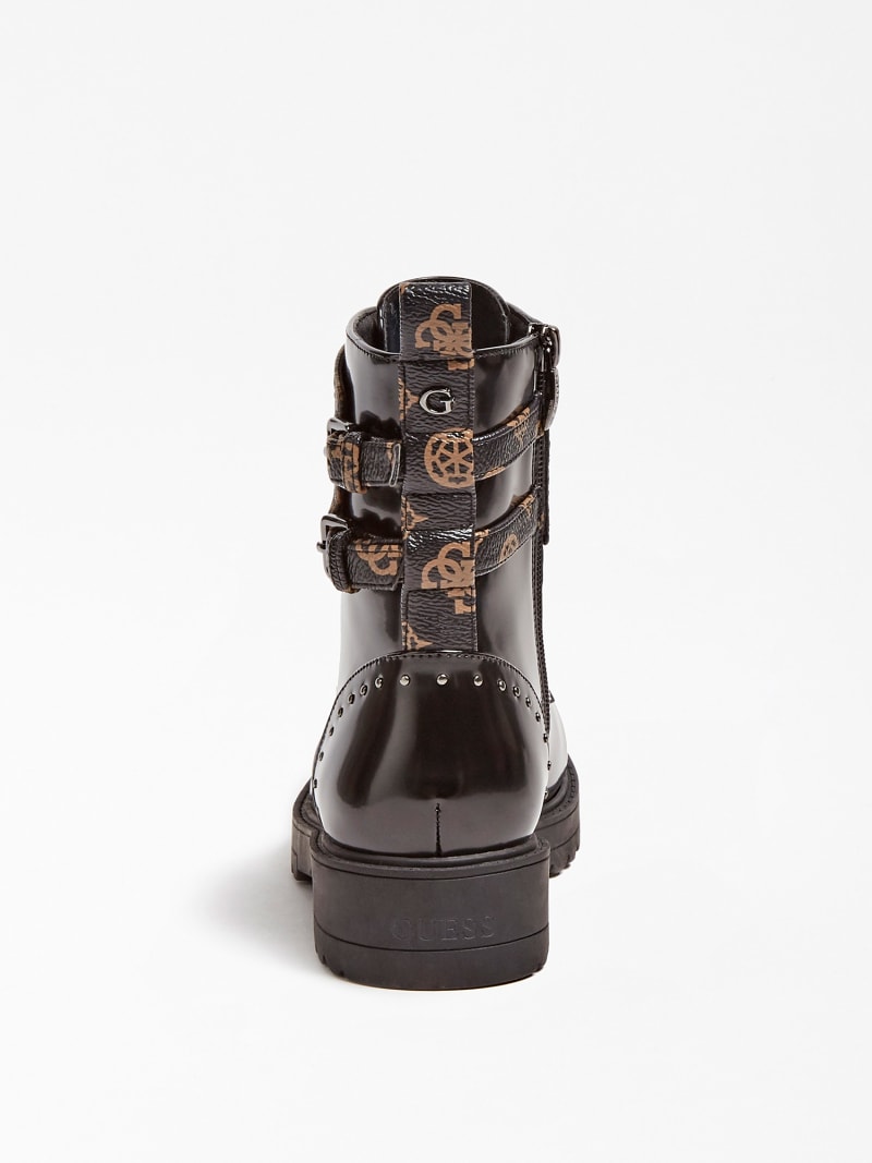 guess logo boots