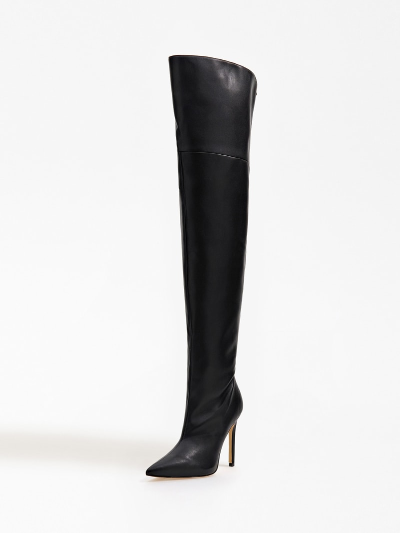 Guess boots leather top