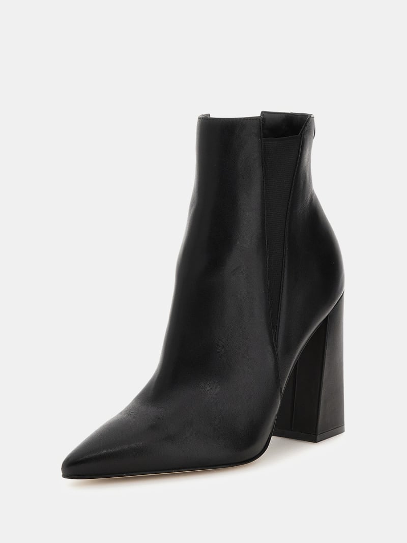 Avish mixed-leather ankle boots