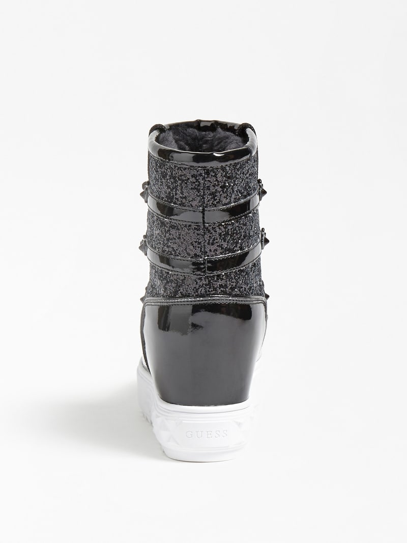 Freezyn Patent Glitter Low Boot Guess Official Online Store
