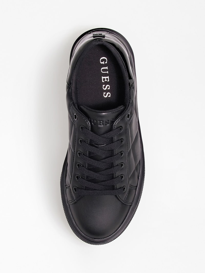 Guess black quilted sneakers sale