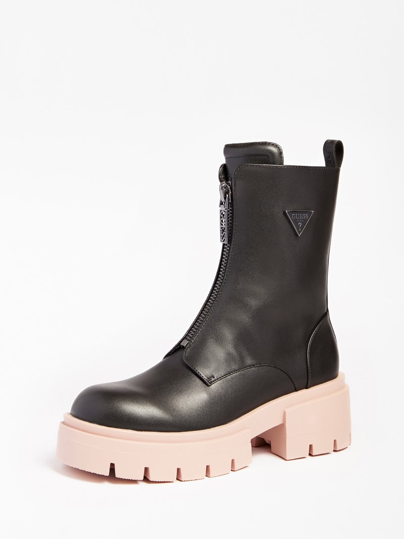Zipped Leila low boots