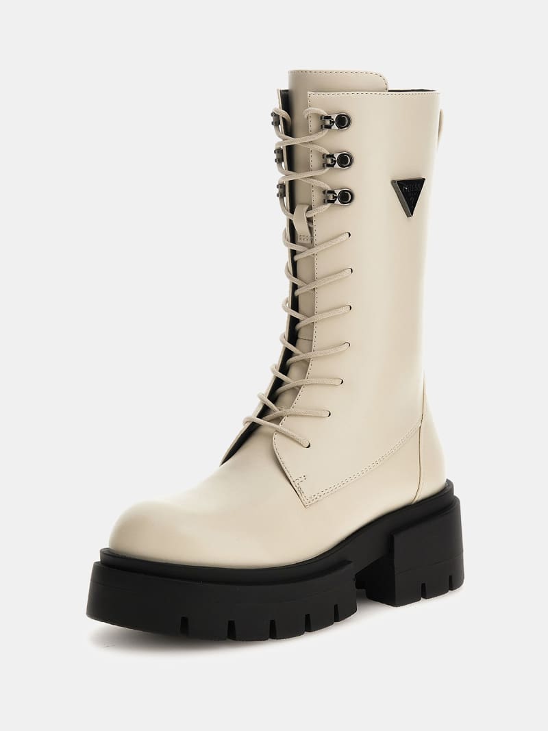 Lilliana faux fur best sale lace up boots